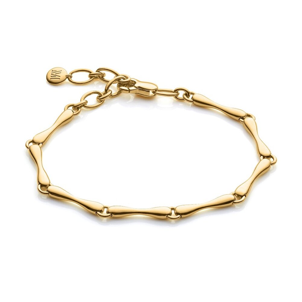 Monica Vinader Nura Reef Bracelet Yellow Gold Vermeil